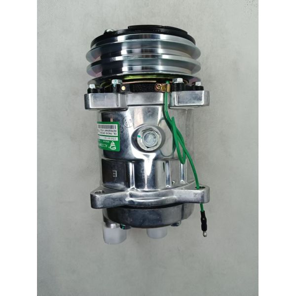 Auto AC Conditioning Compressor For 5H14 Truck  2A 24V  Rear outlet pipe