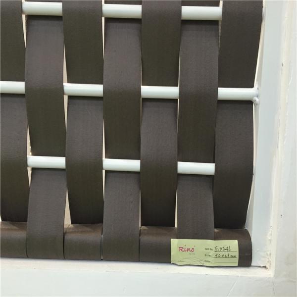 Flat Waterproof PE Rattan UV Resistant Eco Friendly For Outdoor Furniture
