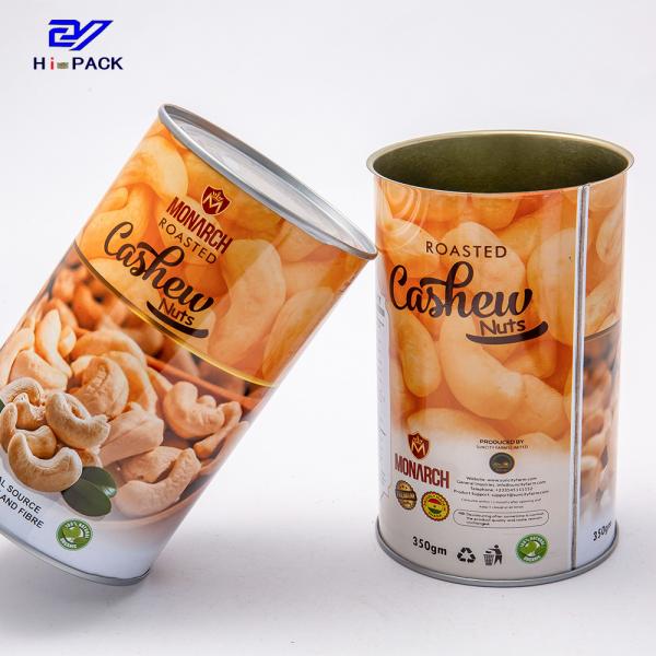 SGS Большие круглые оловянные контейнеры 700 мл металлические банки для фруктовых соков