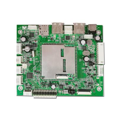 OS du conseil principal 1920x1080 LVDS 32G Android 8,1 d'affichage à cristaux liquides de la publicité avec 4G incorporé SIM Card Plug