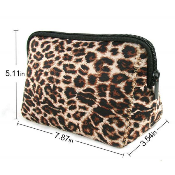 Sublimation Neoprene Cosmetic Travel Bag Diy Photo Printing Sublimation Makeup Bag