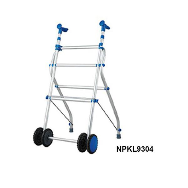 2 Wheels Aluminum Medical Folding Rollator Walker