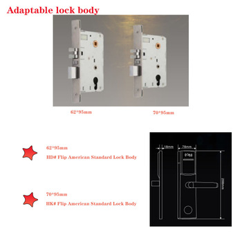 Безопасность Интеллектуальные RFID гостиничные дверные замки 304 Нержавеющая сталь Материал