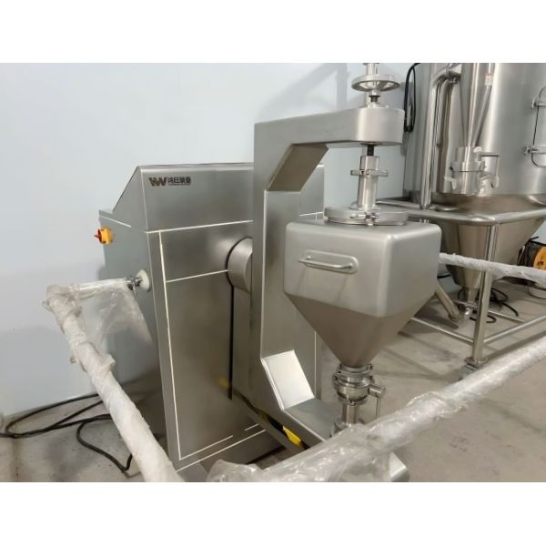 Mobile Laboratory Pharmaceutical Powder Mixer 150L Interchangeable Hopper Mixer Machine