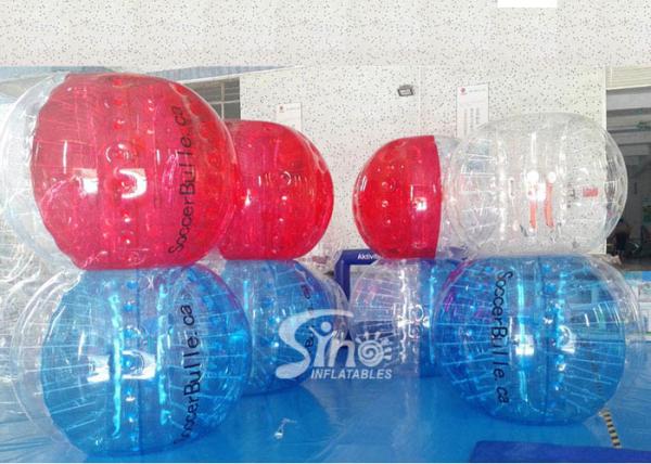 Os bens caçoam a bola de futebol inflável do zorb dos adultos TPU de N para jogos de futebol de jogo exteriores