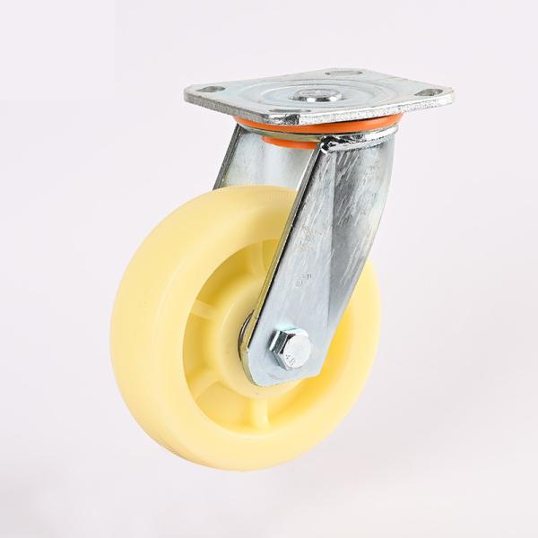 50mm Zinc Plated Heavy Duty Nylon Caster without Steel Core for Industrial Equipment