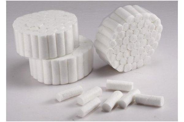 Produtos dentários de algodão medicinal em rolos de alta absorção não irritantes