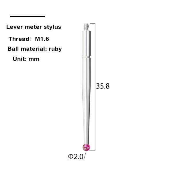 Makinopc Ceramic Straight Styli for Machine Tool Touch Probes to Ensure Maximum Measurement Accuracy