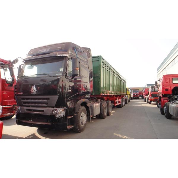 2 / 3 Axles 60T Playload Semi Dump Trailer Truck For Transport Coal Colorful
