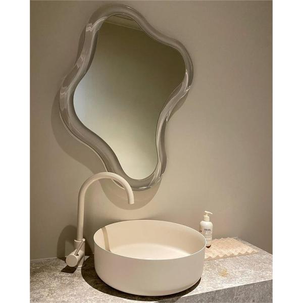Lighted Acrylic Wall Mounted Magnifying Mirror For Bathroom Vanity