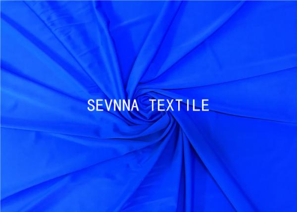 Solid Dyed Colors Spandex Blended Recycled Swimwear Fabric High Stretch Recovery Comfort Power Micro Fiber
