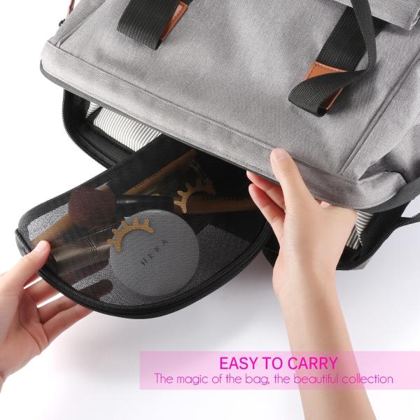 Black See Through Makeup Bag , 9x6 Mesh Cosmetic Bags For Stylish Eyelashes