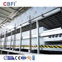 Máquina de fabricação de blocos de gelo de alta capacidade com controlo PLC e capacidade de 3-200 toneladas/dia