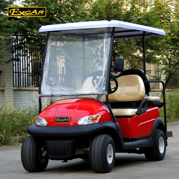 Electric Golf Buggy Designed to Accommodate Four Passengers with Comfortable Seating and Powertrain for Smooth Operation