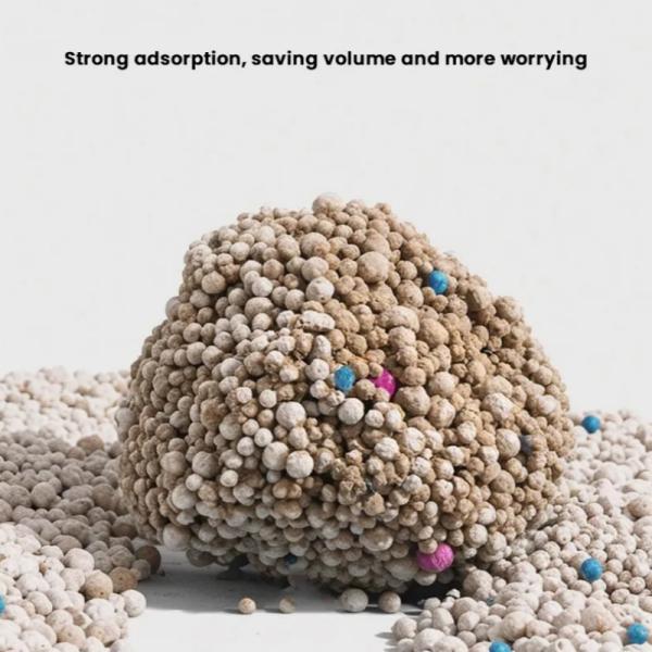 Camas de gatos de bentonita de aglomeración dura Camas de gatos de bentonita de peso ligero