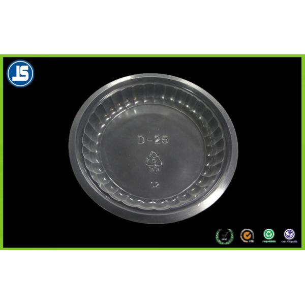 Round PP Disposable Blister Packaging Tray , Transparent Plastic Trays For Food