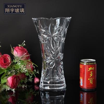 28.5CM Tall Christmas Polka Dot vase high Clear glass vases China wholesale supplier