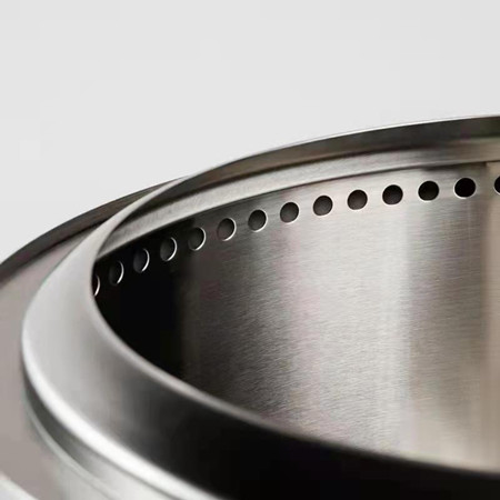 Camping 14 Inch Large Stainless Steel Outdoor Smokeless Stove 304 Bonfire Pit