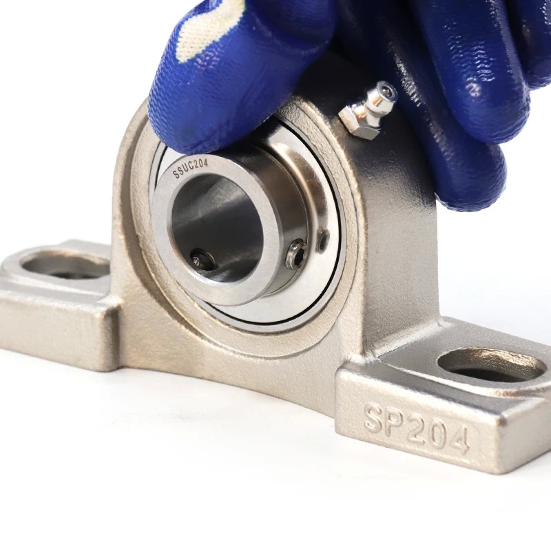 Buy Corrosion Resistant  GQZ SUCP312  Stainless steel  304 Mounted Bearing Unit For Conveyor Packaging Processing Equipment