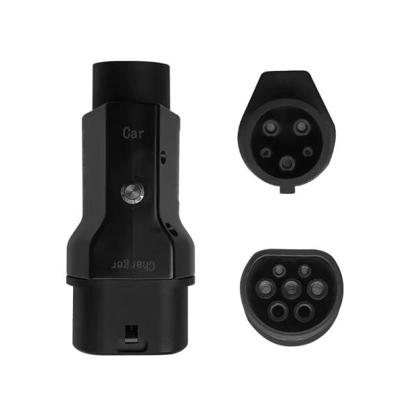 Compact and Portable 220V 7KW 32A Adapter for Tesla Car Type 1 Charging Pile to Tesla Car EV Charge Customized Plug Type1