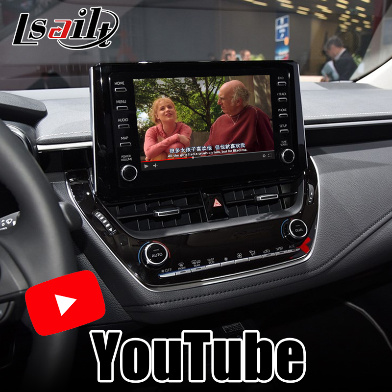 Интерфейс с CarPlay, автомобиль андроида PX6 4GB автоматический андроида, Yandex, YouTube для венчика 2018-2021 Avalon сиенны Тойота