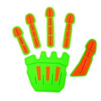 Gants TPR Patch Logo personnalisé Presses à chaud cousue sur caoutchouc en relief PVC patch 3D