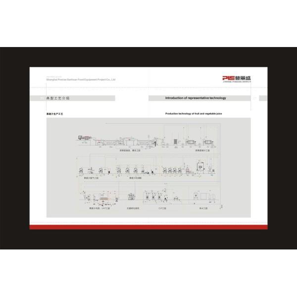 1500-6000L/H Juice Processing Line Long Shelf Life For Orange / Mango Juice