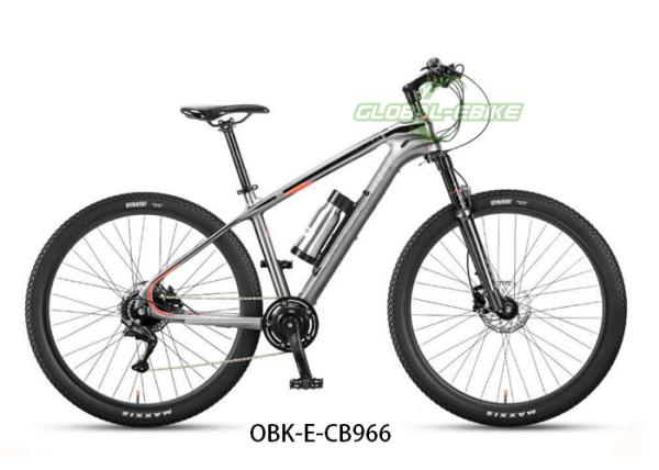 250W Lithium Ion Battery Carbon Fiber Electric Bike With Hydraulic Disc Brake