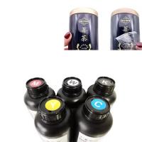 1L Capacidade Tinta LED-UV flexível para PVC de silicone e Tinta UV de couro para impressora Epson