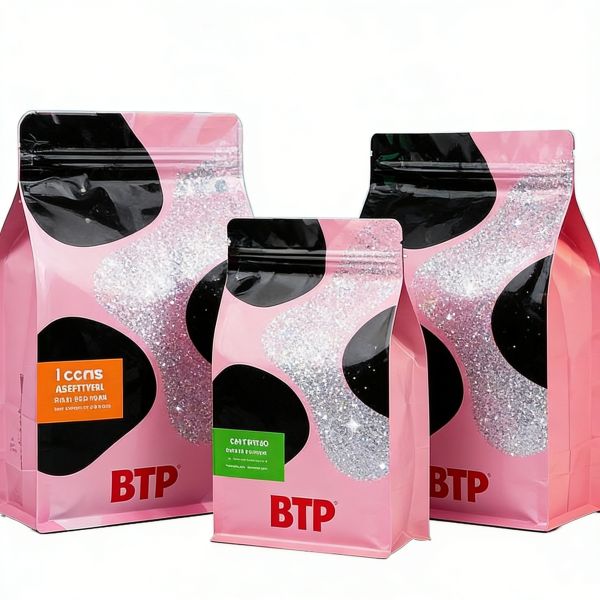 MOQ100 Customized Moisture-Proof Food Grade Square Bottom Tea Coffee Beans Packaging Pouch Bags Valve Zipper Resealable Aluminum