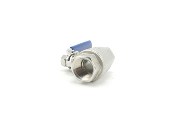 SS High Pressure Safety Valve , Inner Threaded Two Piece Ball Valve Food Grade