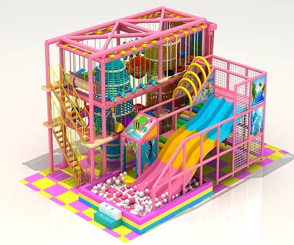 Multilevel Adventure Rope Course Outdoor With Balance Bridge