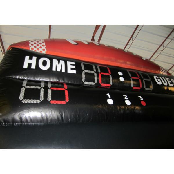 Exciting Inflatable commercial dry slide football sport games themed inflatable standard slide