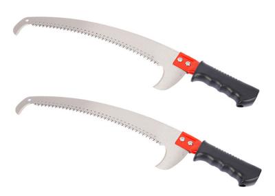 Handheld Steel Gardening Hand Tools , Garden Pruning Saw Three Sides Grinding Teeth