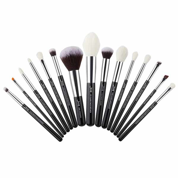 Eco Friendly mixed hair Essential Makeup Brushes Set Professional handmade