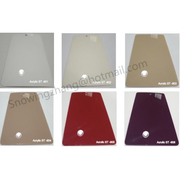 9mm high glossy acrylic board for shopping mall racks