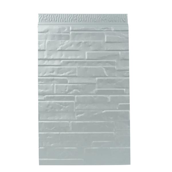 Painel sanduíche de metal plutônio 16 mm padrão de tijolo falso decorativo revestimento de parede exterior