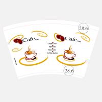 Le PE stocké rose blanc a stratifié le papier pour des baquets de crème glacée 8oz