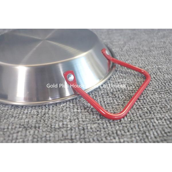 Kitchen fried cooking tool 20cm spanish seafood pasta paella pan non-stick flat frying pan saucepan