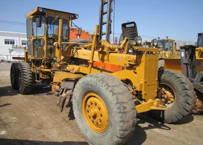 Niveleuse originale de moteur d'occasion de couleur/vieille niveleuse KOMATSU GD505A-2 de route