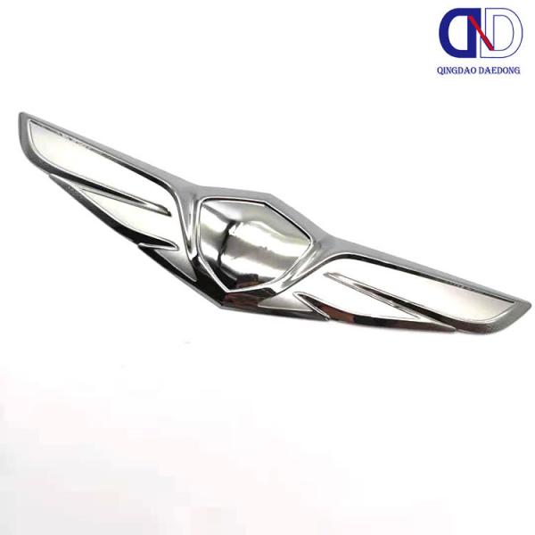 Eco-Friendly Embossed Nickel Electroformed Metal Logos Professional Manufacturing