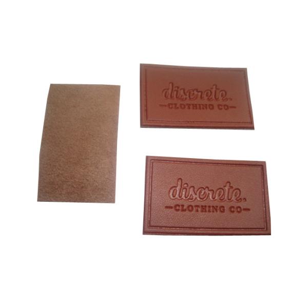 Custom Embossed Genuine Leather Patch