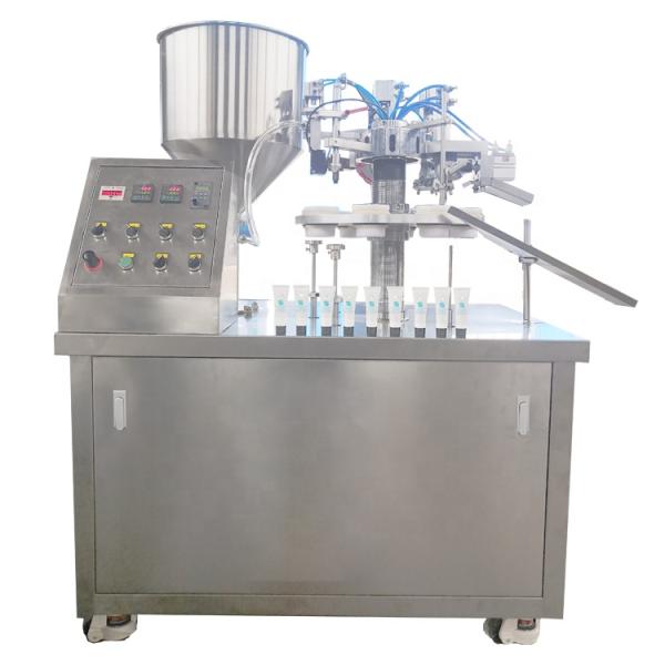 Cosmetics Cream Automatic Tube Filling Sealing Machine 1.5kw Plastic Soft Sealer
