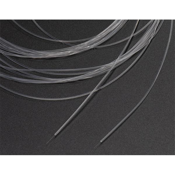 Оболочка кабеля оптического волокна G657 FTTH невидимая прозрачная крытая связывающ проволокой 0,9 PVC 1.2mm