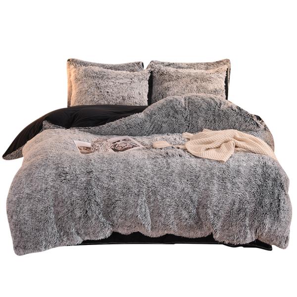 Современный стиль Цвет радуги Шагги Минк Бархат Кристал Бархат Постельное Покрытие