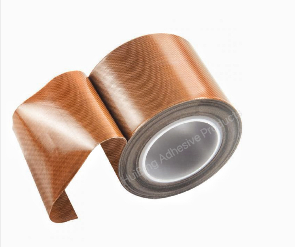 Waterproof Cloth PTFE Adhesive Tape Brown Heat Insulation