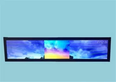 300CCD / M2 Растянутый ЖК-дисплей, 1920 * 360 пикселей Барный ЖК-дисплей Для Умного Кабинета
