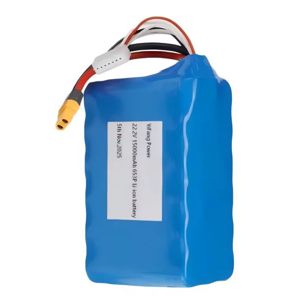 Long Endurance FPV Drone Battery 6S 22.2V 21700 Li Ion Battery Pack 15000‑30000mAh