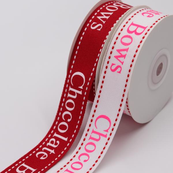 custom logo happy birthday printed satin ribbon for birthday party sashes