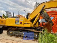 Utilisé Komatsu PC220 22TON Excavator 22ton Machine de construction avec moteur et composants de base d'engrenage